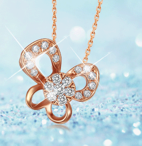 Gif animé bijoux collier
